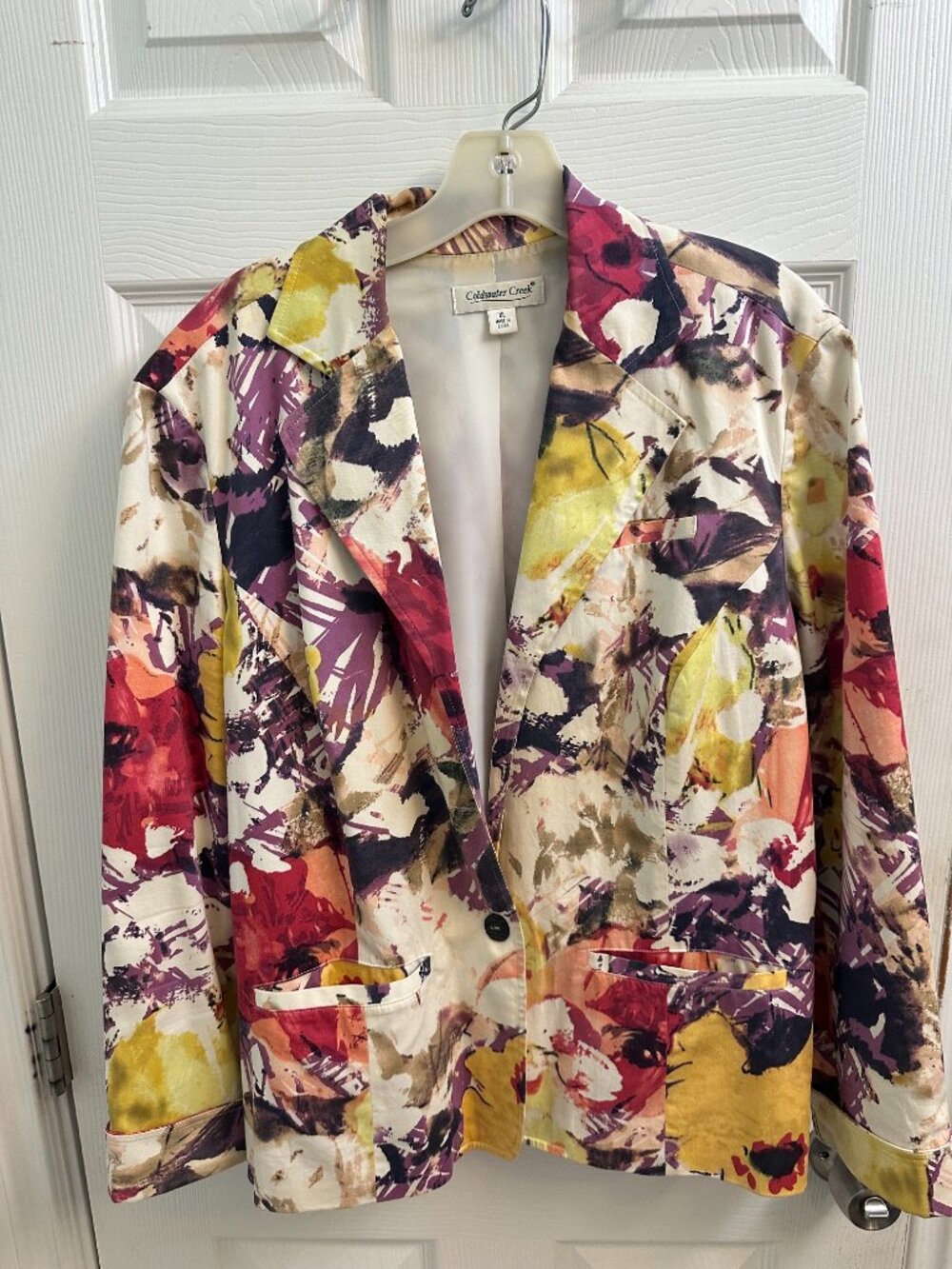 Chico's Multicolored Blazer -size 3= XL
